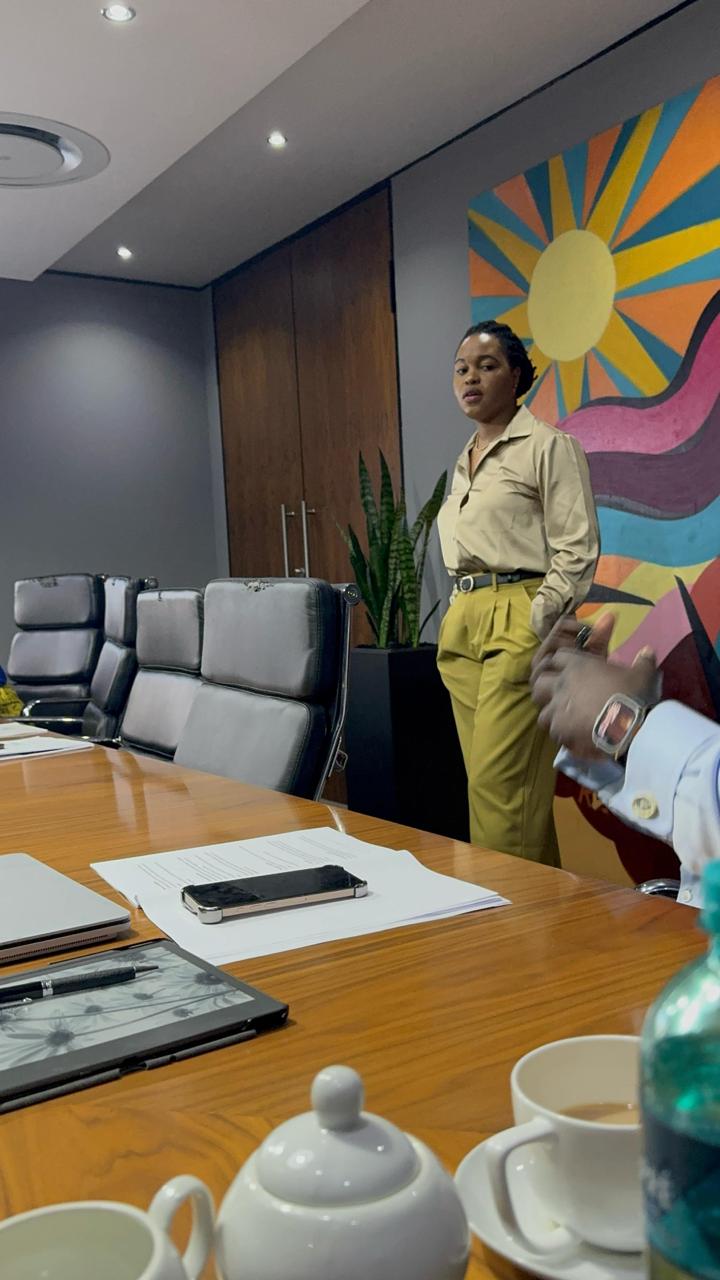Boardroom presentation practice